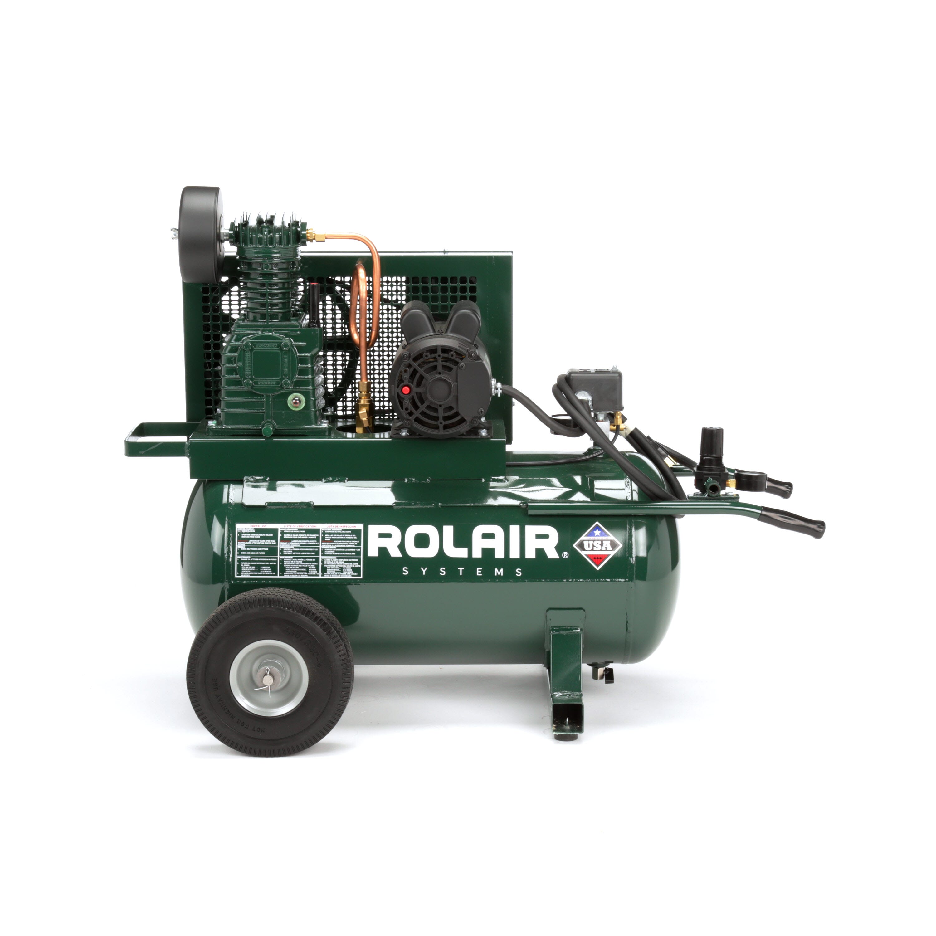 5520K17A Wheeled Electric Air Compressors - Rolair Systems