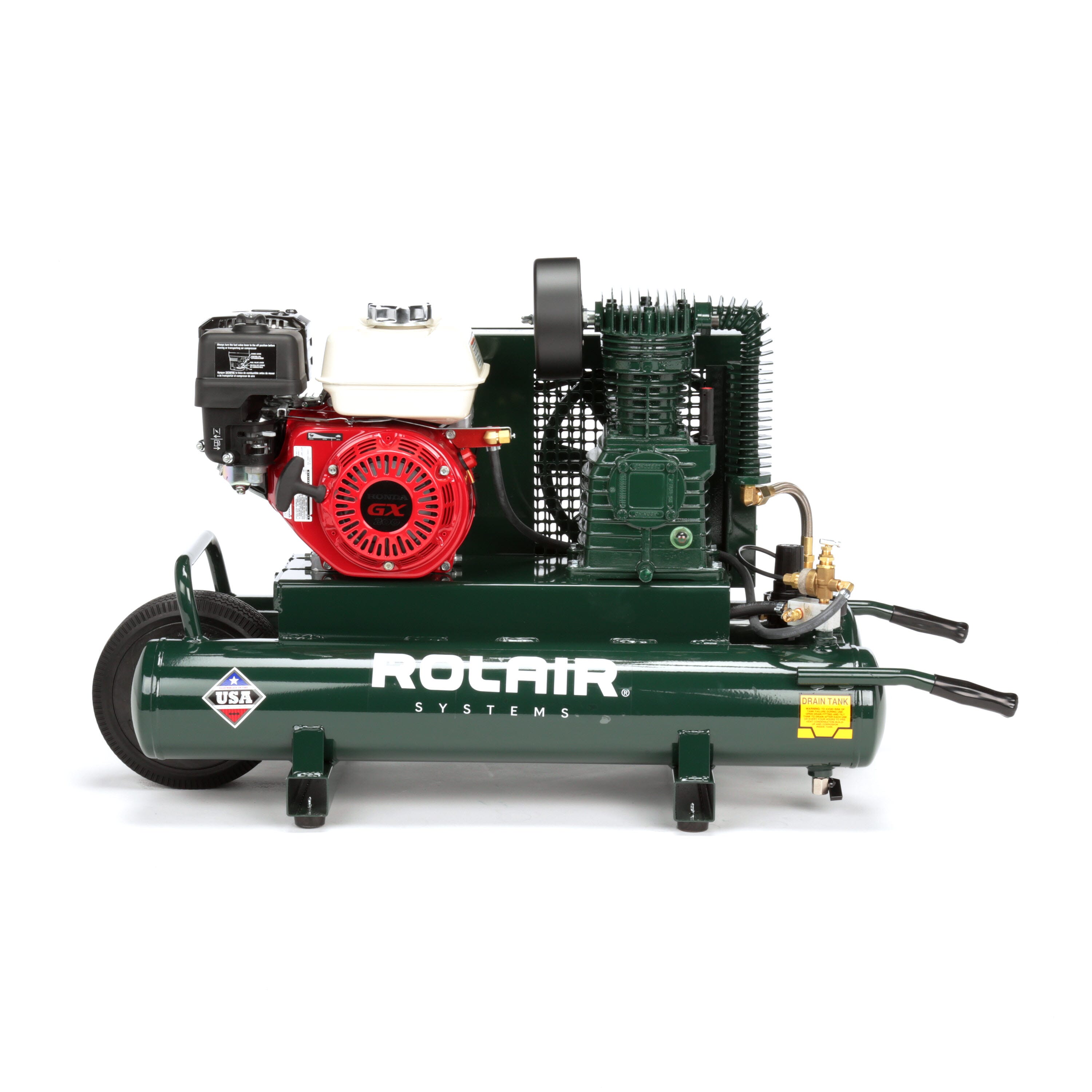 6590HK18 Wheeled Gas Air Compressors - Rolair Systems